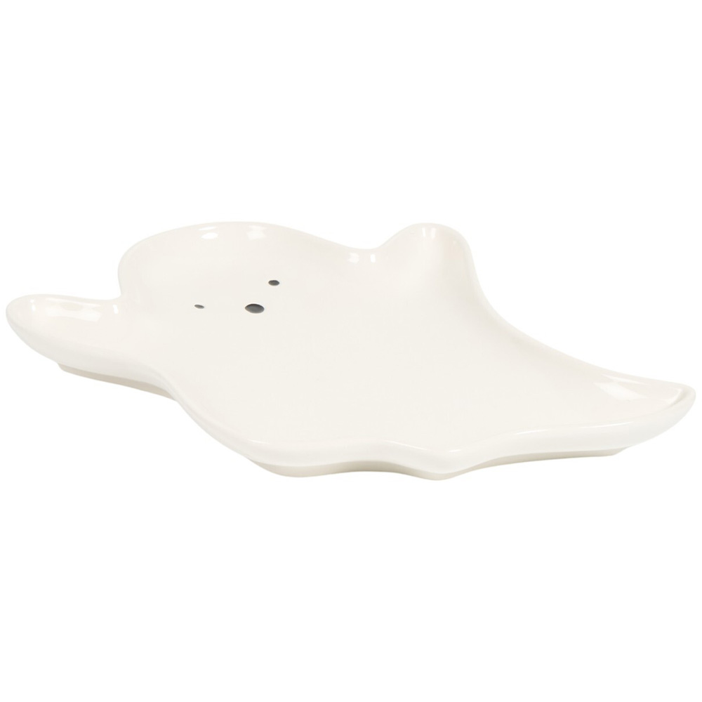 Ghost Serving Plate White Image 3