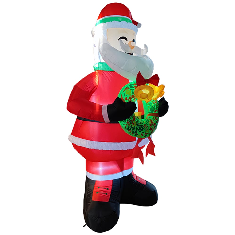 Living and Home Inflatable Santa Model LED Christmas Decoration 7.9ft Image 3
