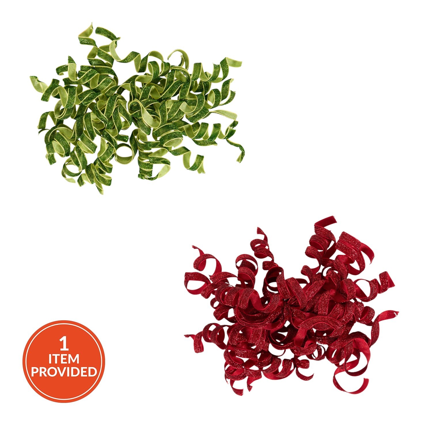 Curly Ribbon Clip Decoration Image 1