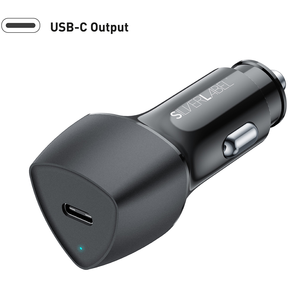 SilverLabel Black PD Car Charger 20W Image 6
