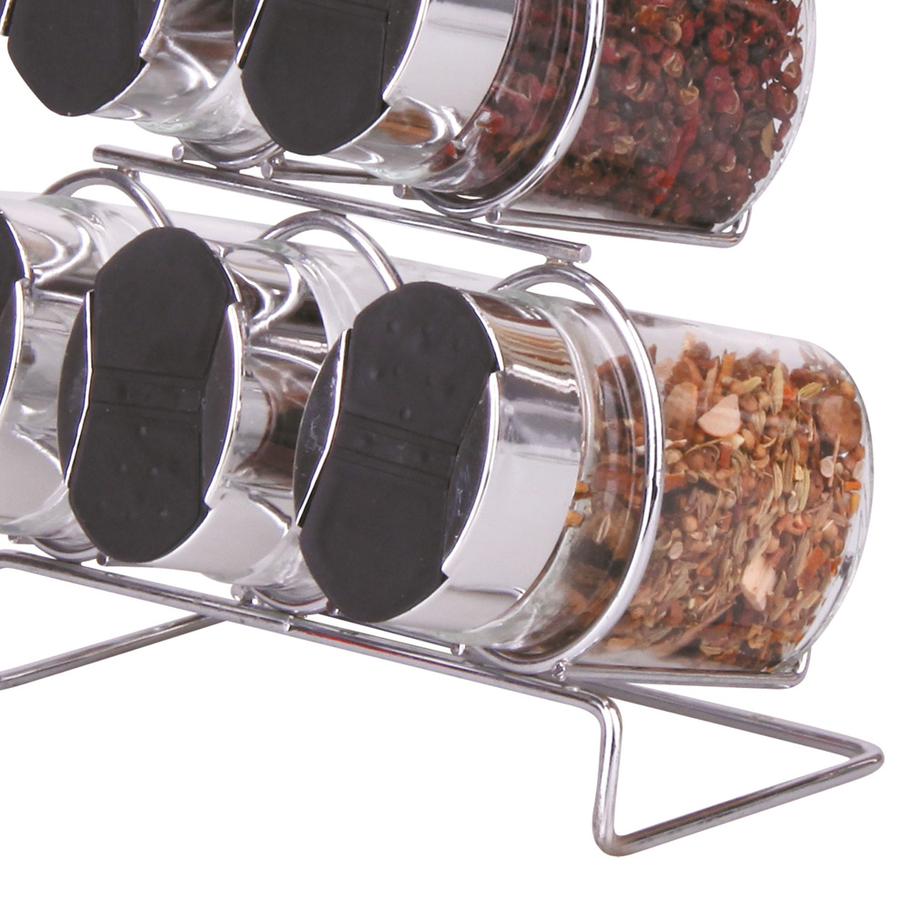 Highlands Homeware 6 Pack Spice Storage Jars Image 2
