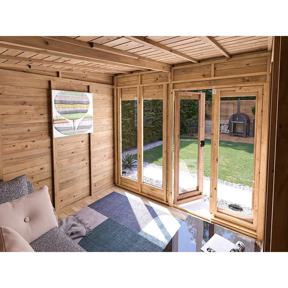 Dunster House RagePanda 8 x 8ft Modular Brown Superfelt Pent Summerhouse Image 4
