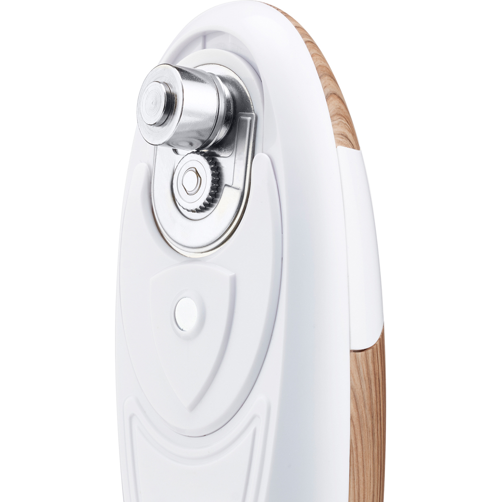 Cooks Professional Nordic White Wood Electric Tin Can Opener Image 6