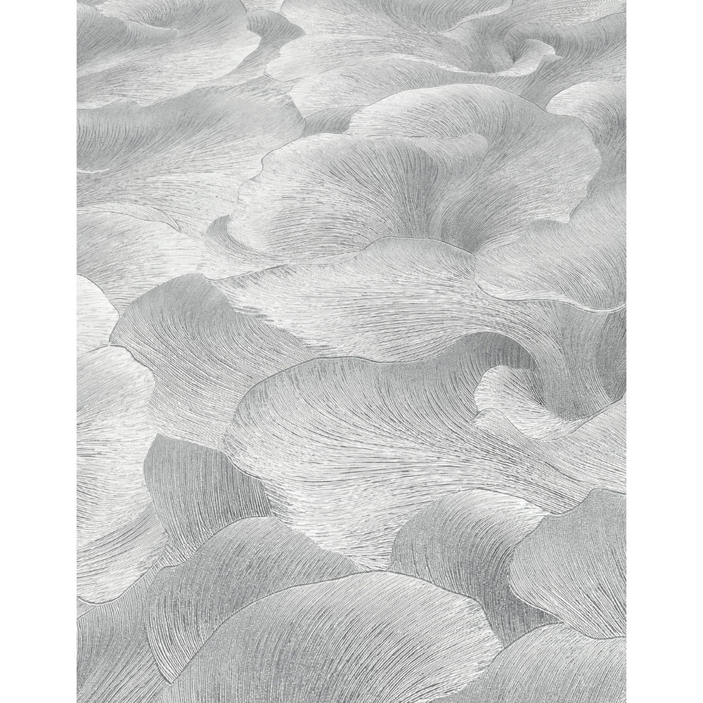Erismann Floral Glow Silver Vinyl Wallpaper Image 5