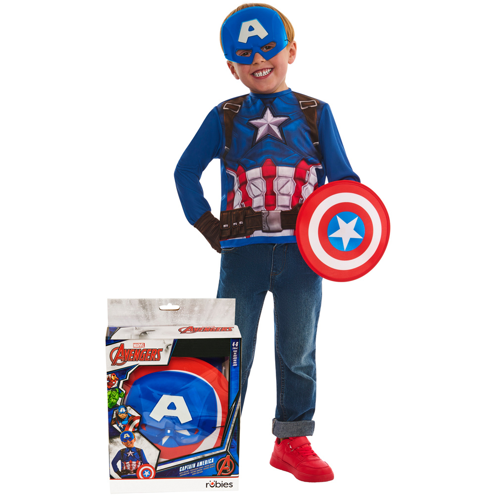 Marvel Captain America Kids Dress Up Gift Set Image 3