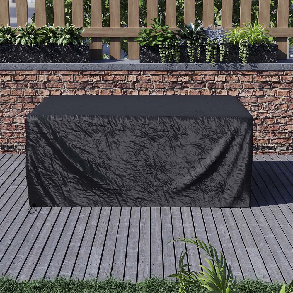 Garden Vida Black Outdoor Patio Furniture Cover 71 x 170 x 113cm Image 5