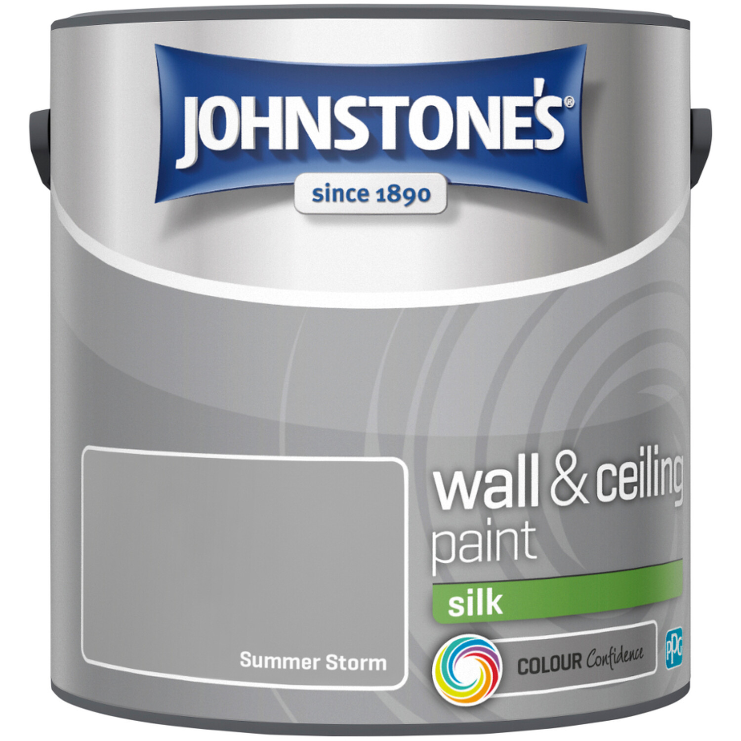 Johnstones Silk Emulsion Paint - Summer Storm Image 2
