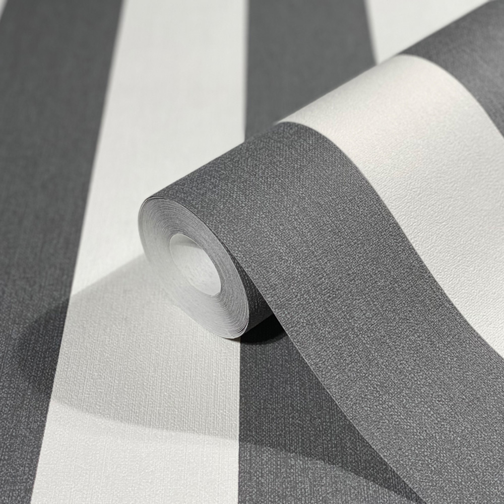 Galerie Industrial Effects White and Anthracite Wallpaper Image 2