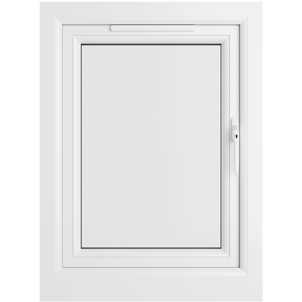Crystal Agate and White RH Side Hung Clear Triple Glazed Window 610 x 820mm Image 3