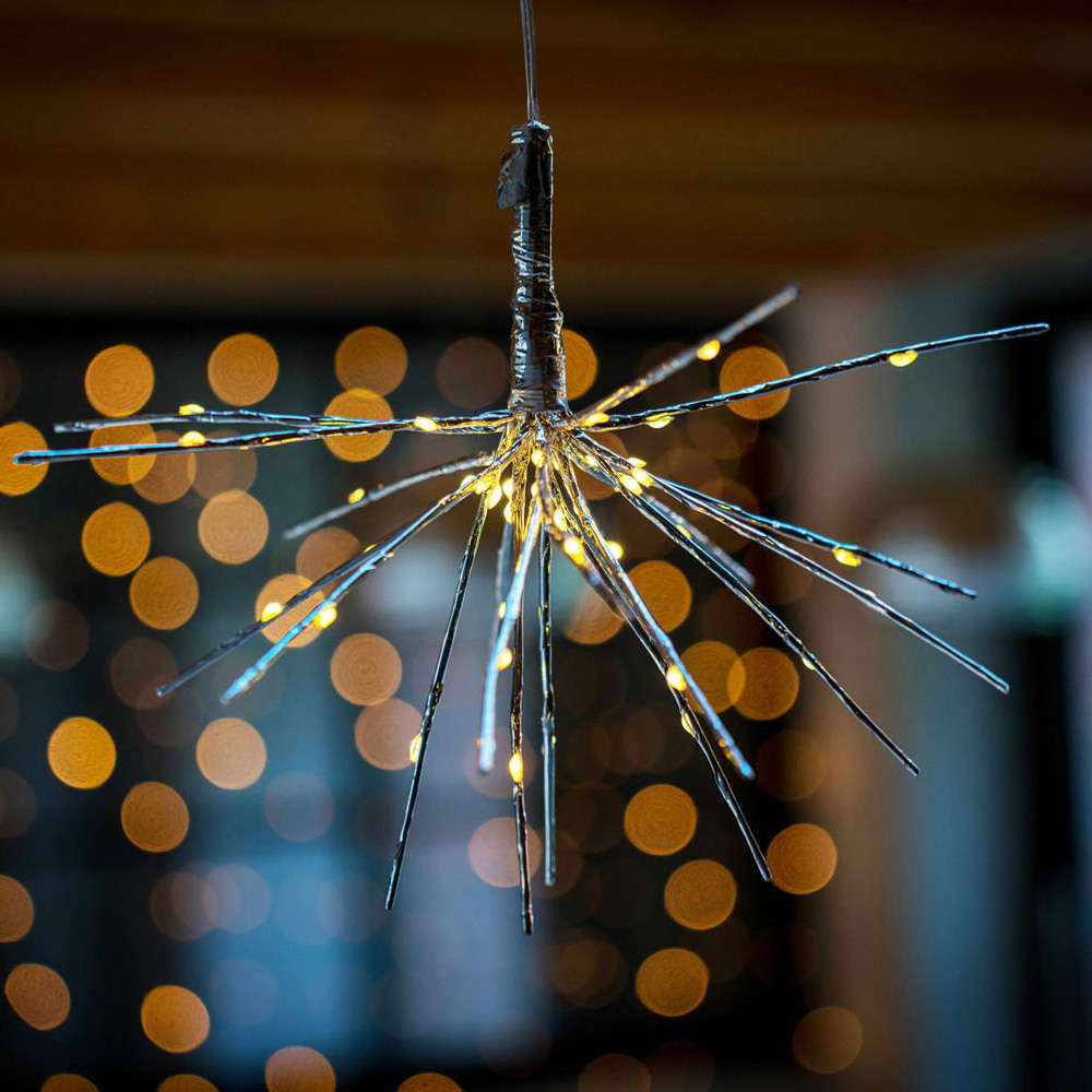 ValueLights IP44 Battery Operated Exploding Star Light Set of 4 Image 3