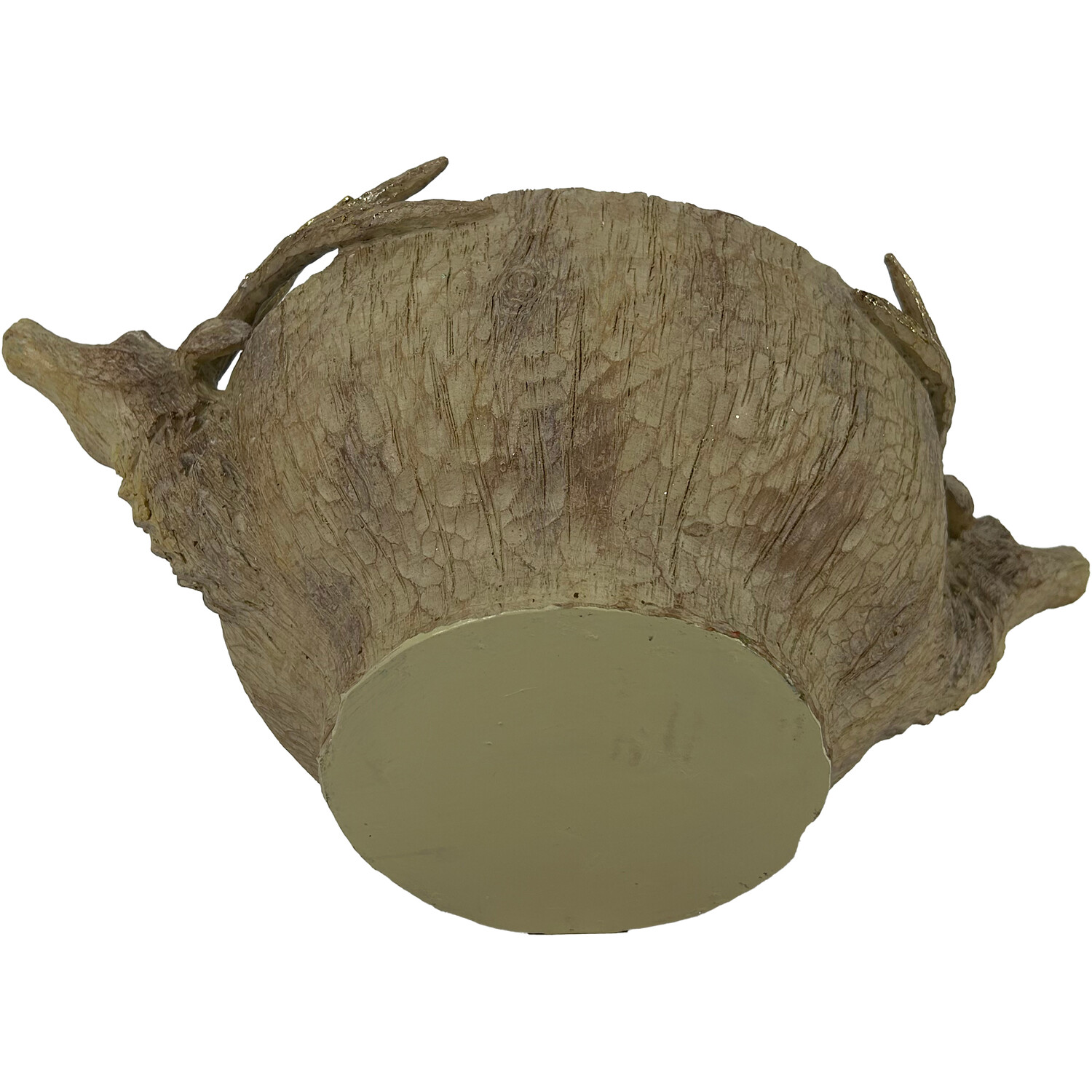 Wood Effect Decorative Stag BowlNeutral Image 3