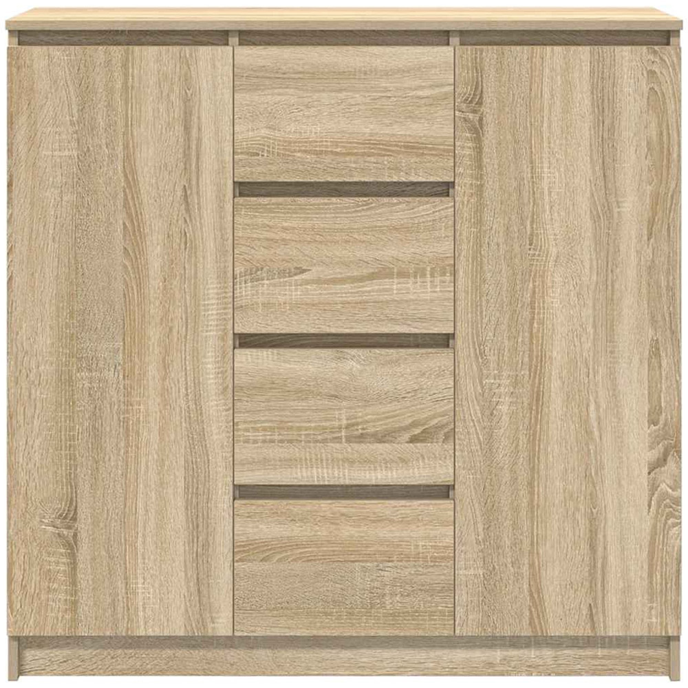vidaXL 2 Door 4 Drawer Sonoma Oak Sideboard Image 6