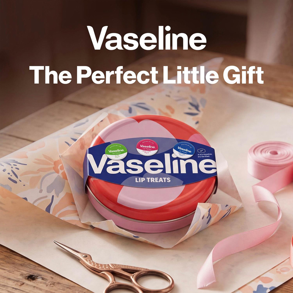 Vaseline Lip Iconic Tin Collection 3 Piece Gift Set 20g Image 4