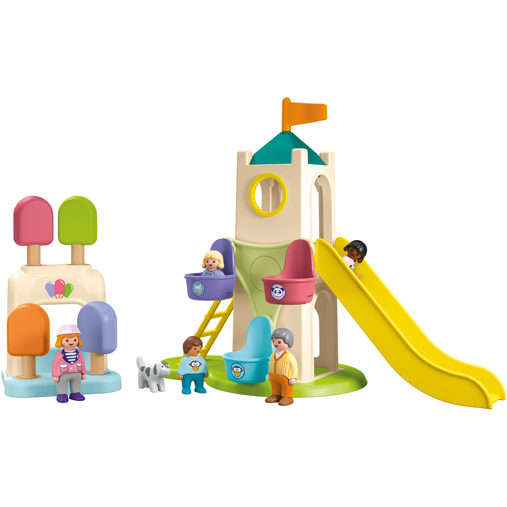 Playmobil Junior Adventure Tower with Ice Cream Booth Playset Image 3
