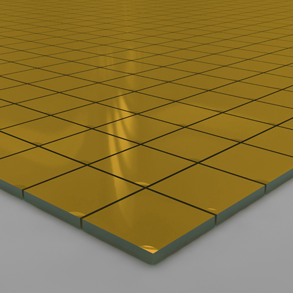 FX Lab Gold Glass Mirror Sheet 30 x 30cm Image 3