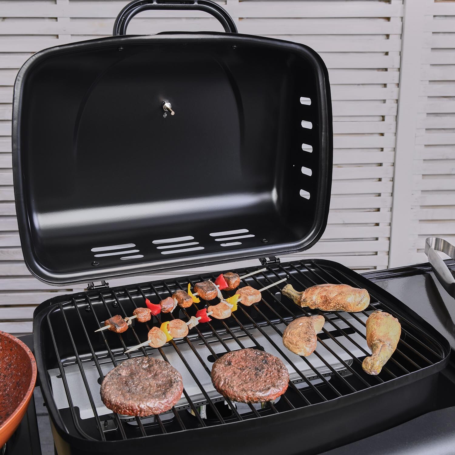 Augusta 2 Burner And 2 Side Burner BBQ Image 5