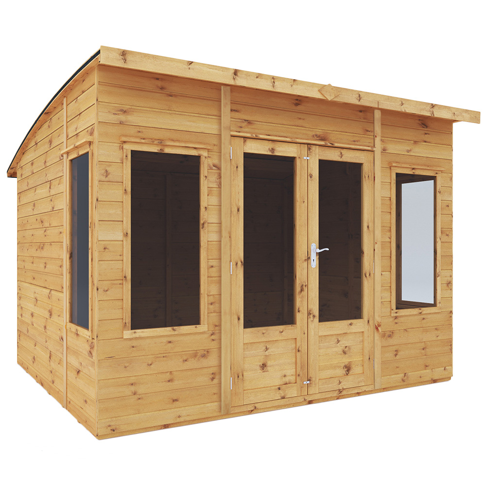 Mercia Helios 10 x 8ft Double Door Premium Shiplap Traditional Summerhouse Image 1