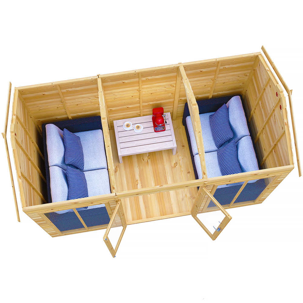 Shire Mayfield 12 x 6ft Double Door Traditional Summerhouse Image 4