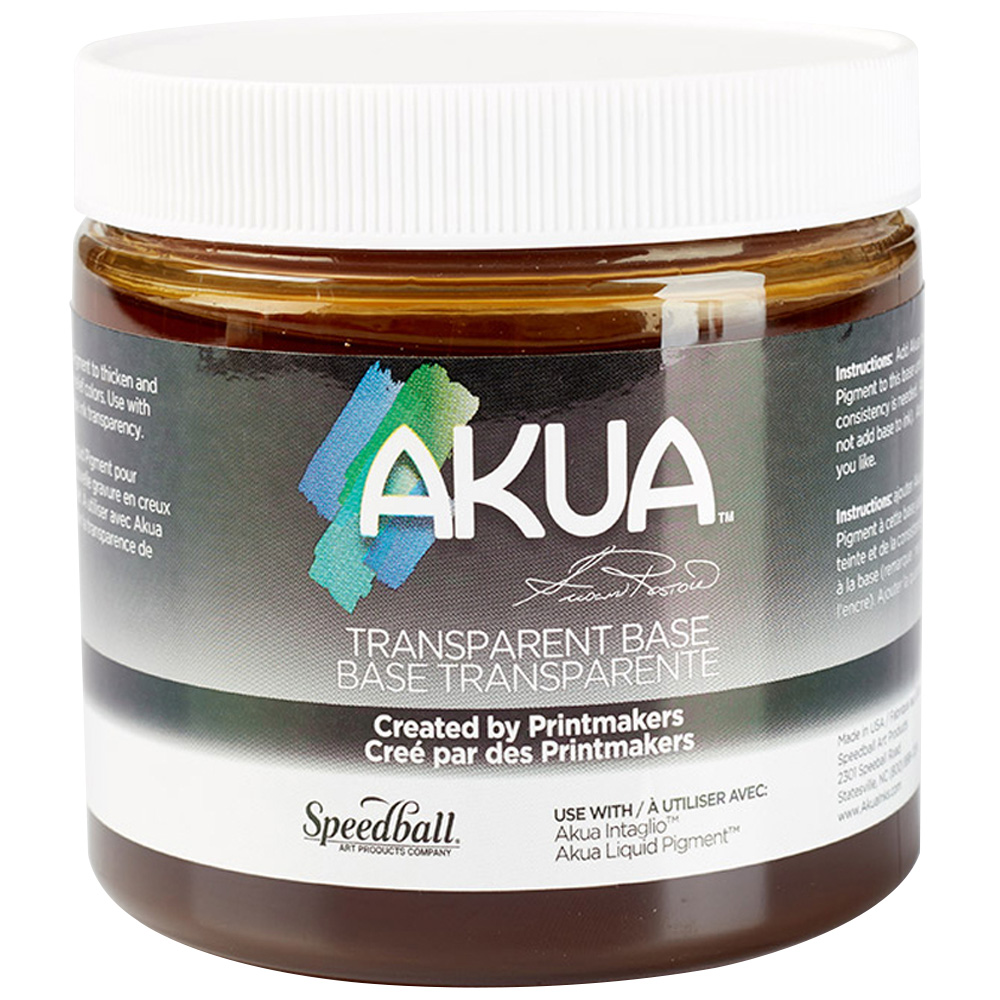 Speedball Akua Intaglio Transparent Water Based Printing Ink 236ml Image 1