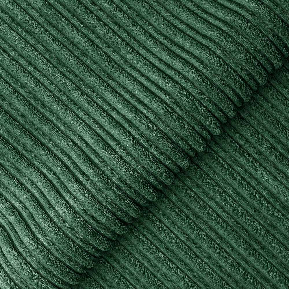 Luxor 4 Seater Green Jumbo Cord Full Back Sofa Suite Image 4