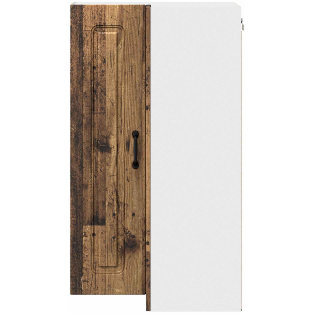 vidaXL 2 Door Old Wood Kitchen Wall Corner Cabinet Image 4