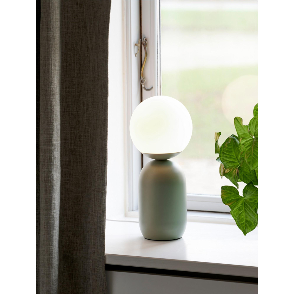 Nordlux Notti Green Opal Glass Shade Table Lamp Image 2