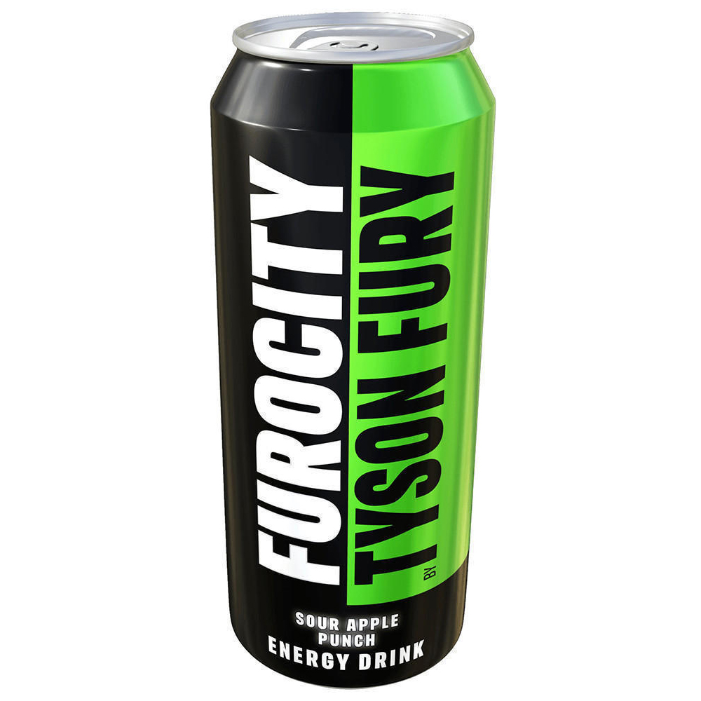 Furocity Sour Apple Punch Energy Drink 500ml Image
