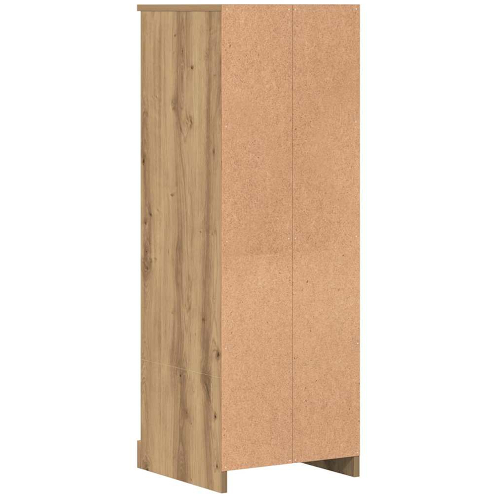 vidaXL Single Door Single Drawer Artisan Oak Highboard Image 7