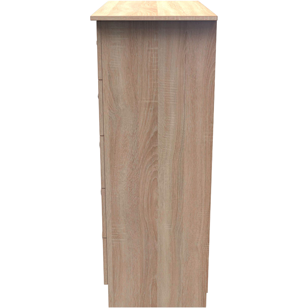 Crowndale Avon 5 Drawer Bardolino Oak Chest of Drawers Image 4