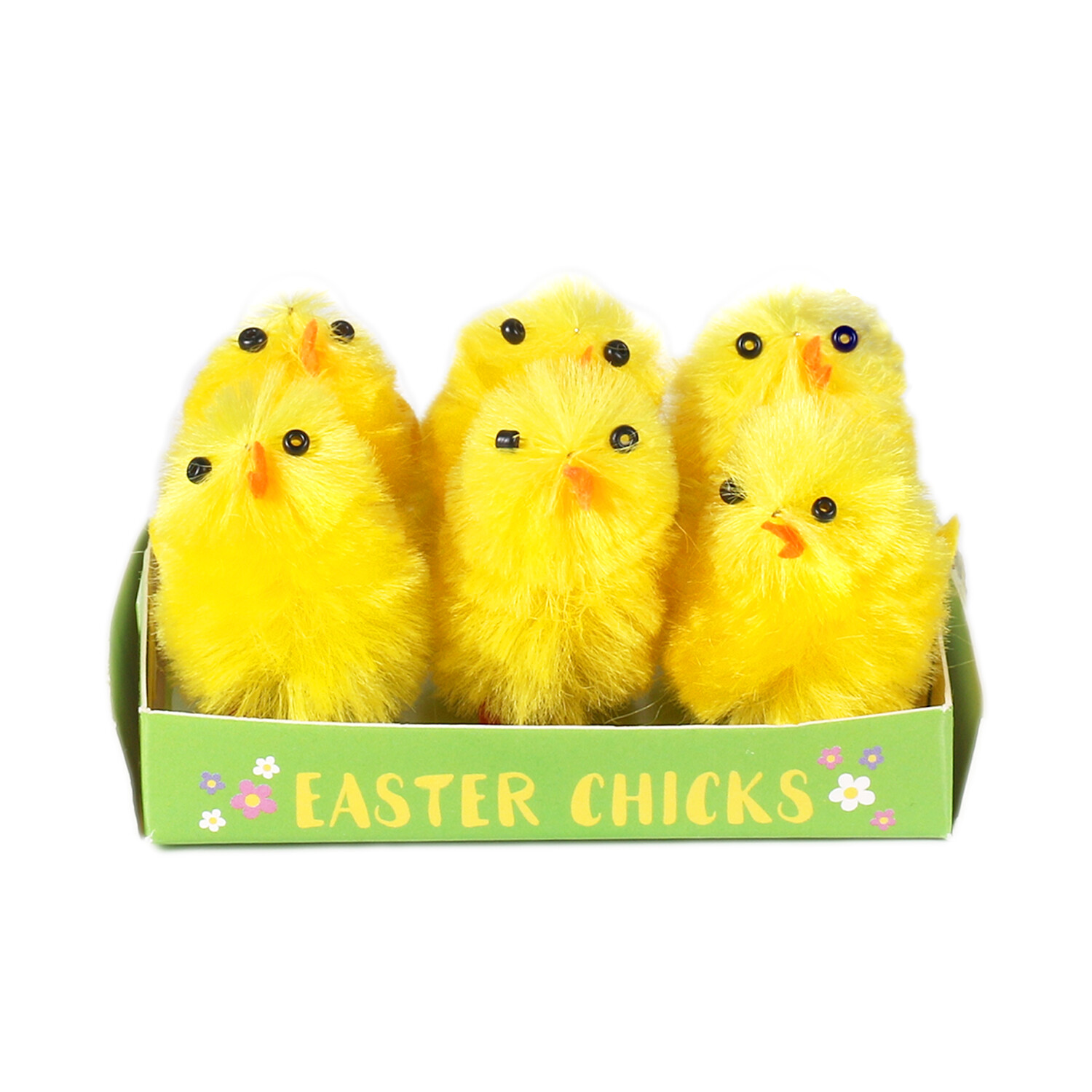 Easter Chick Decoration 6 Pack Image