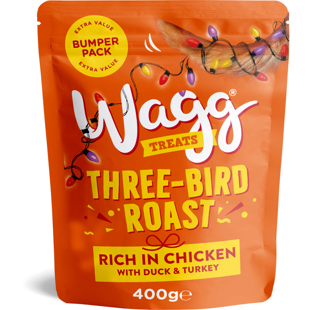 Wagg Three Bird Roast or Christmas Dinner Dog Treats Image 6