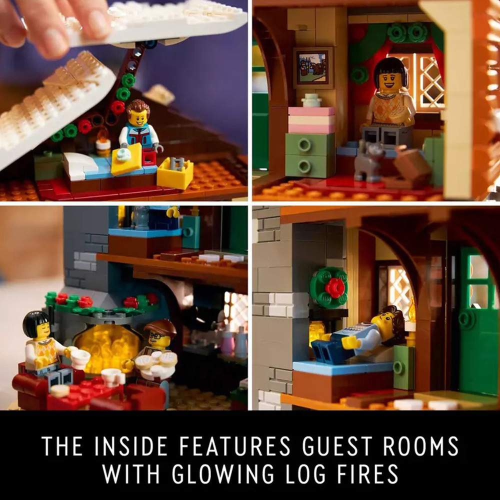 LEGO Icons 10325 Alpine Hut Building Kit Image 5