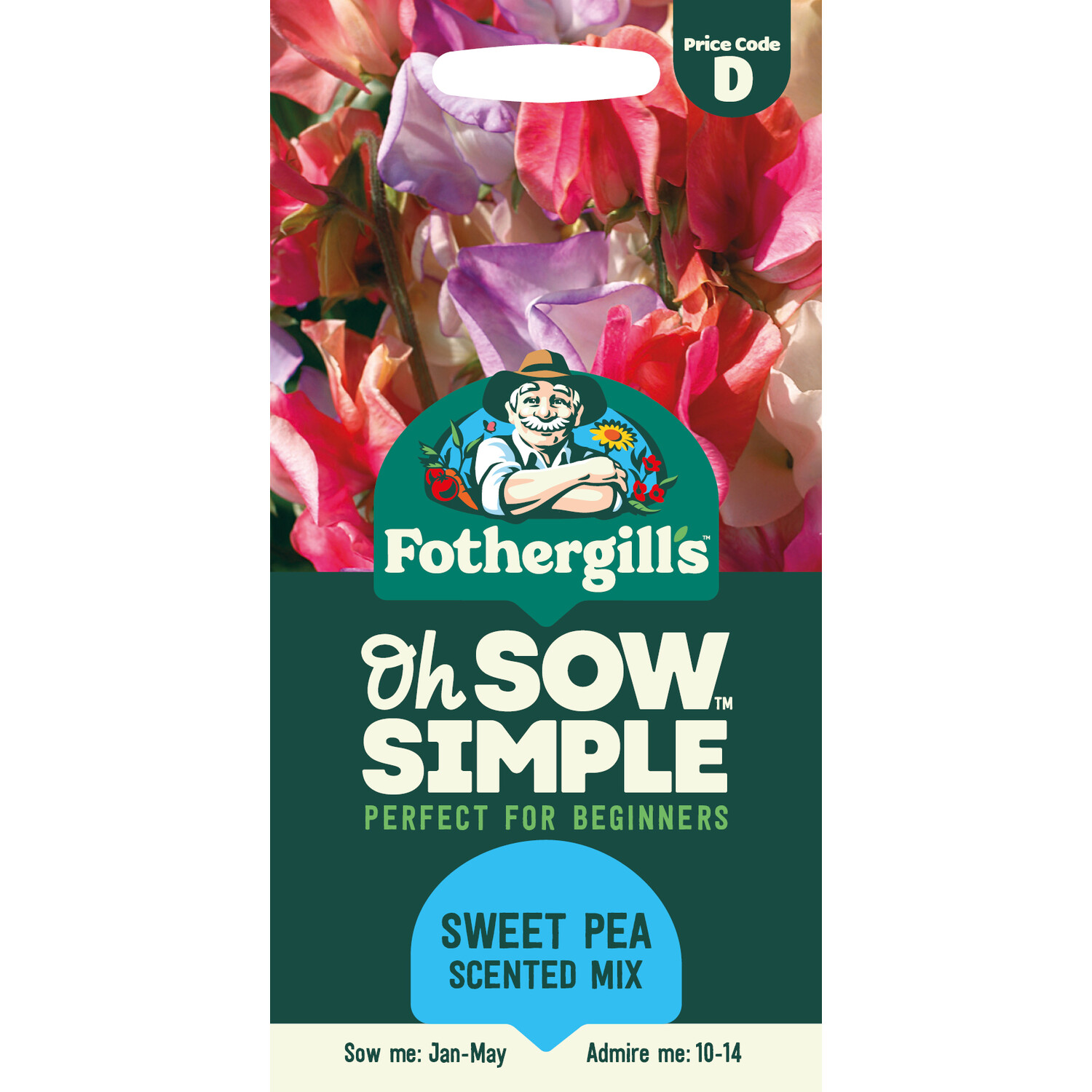 Sweet Pea Scented Mix Flower Seeds Image 1