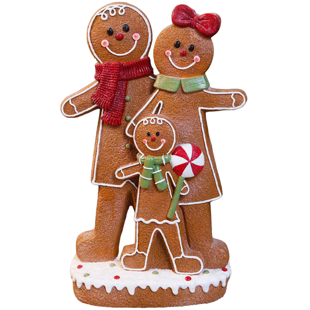 Gingerbread Family Ornament Image 1