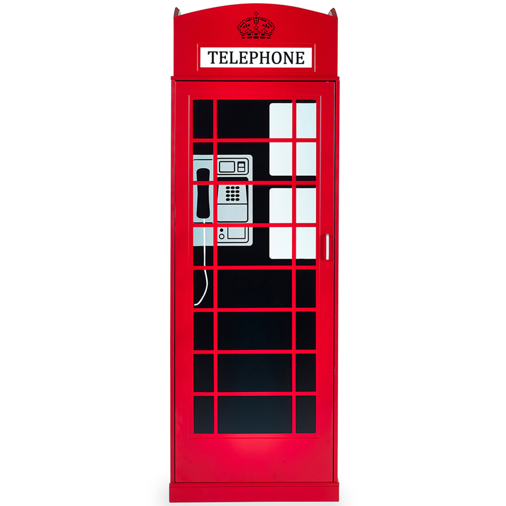 Julian Bowen Telephone Box Wardrobe Image 3