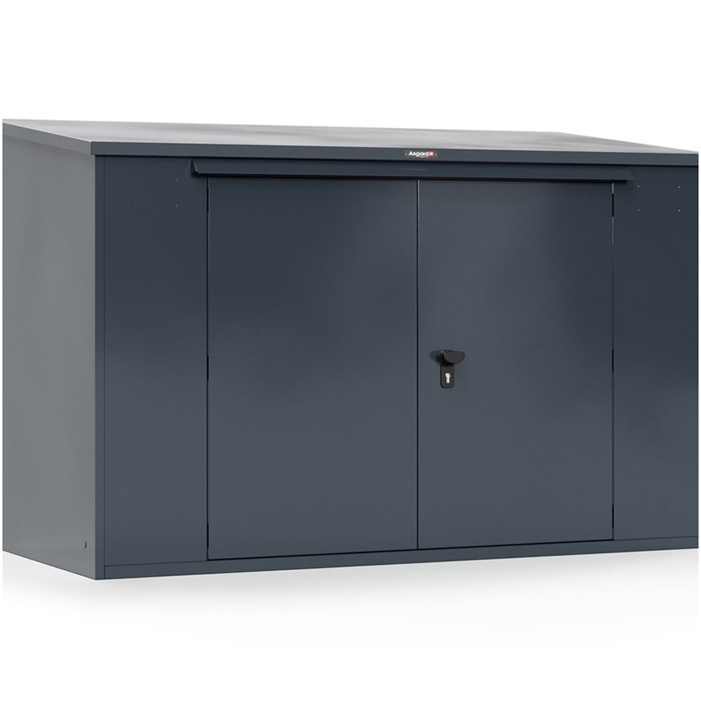 Asgard Annexe Secured by Design 6 x 3ft Double Door Grey Caravan Storage Shed Image 3