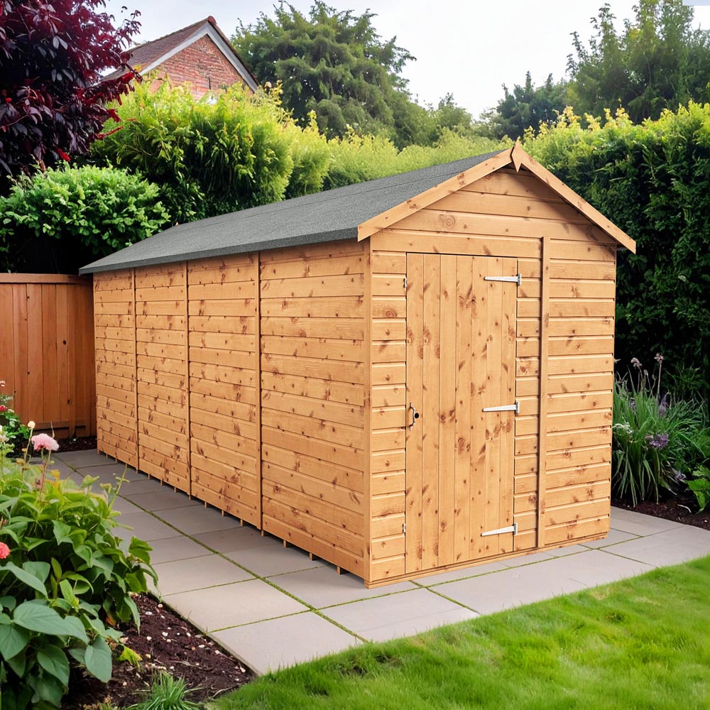 Empire Sheds 6 x 16ft Tongue and Groove Wooden Apex Garden Shed Image 2