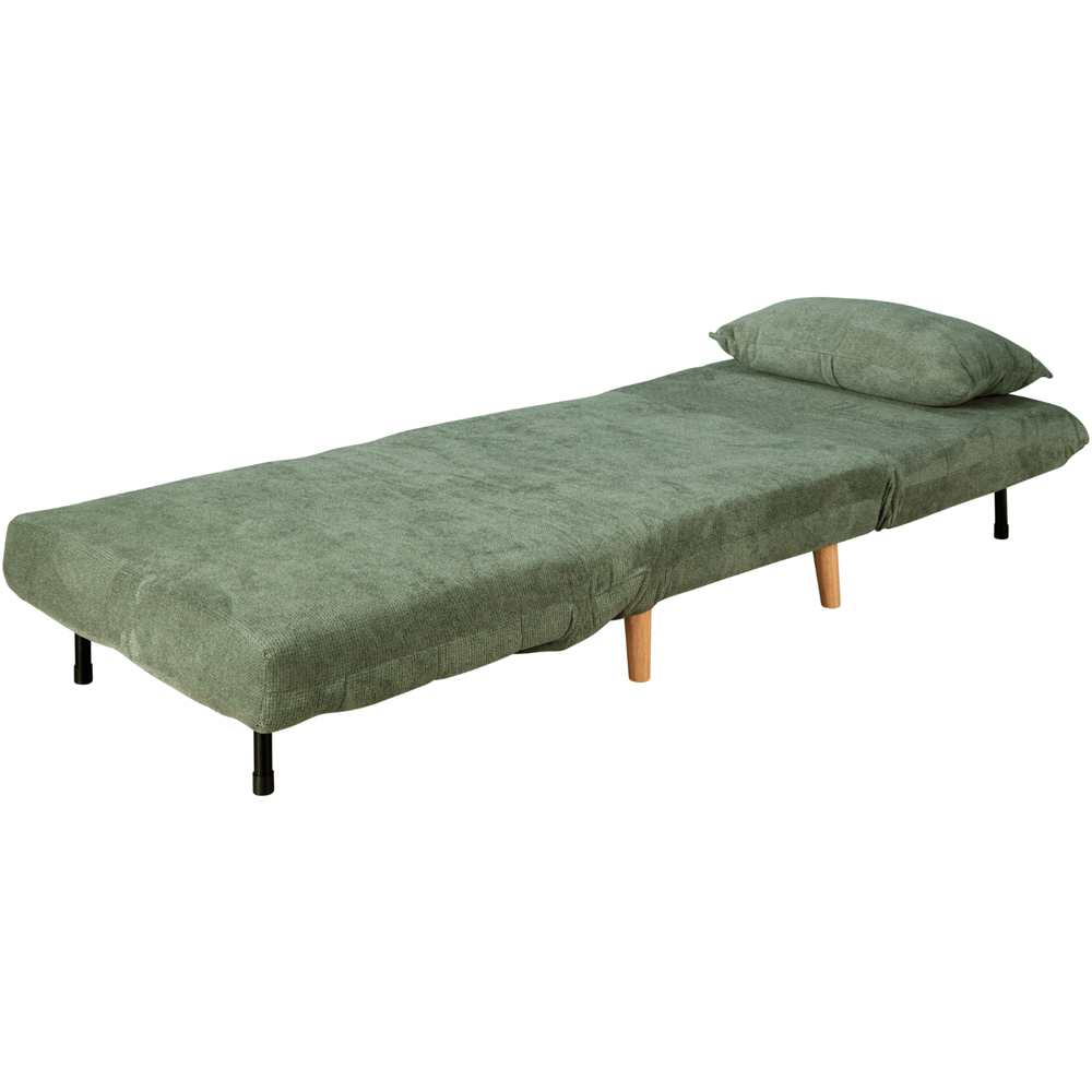 Home Source Lorena Single Green Sofa Bed Image 3