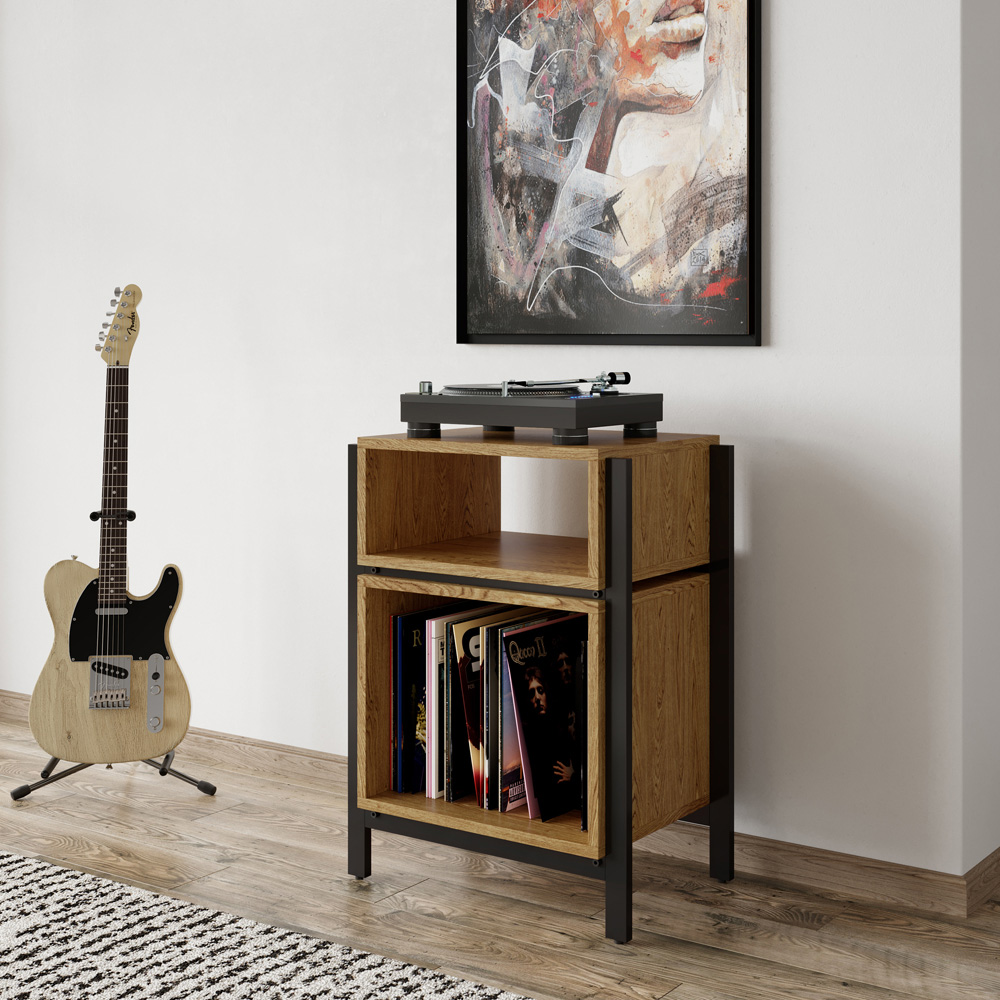 Dorel Louisiana Single Drawer Turntable Stand Image 6