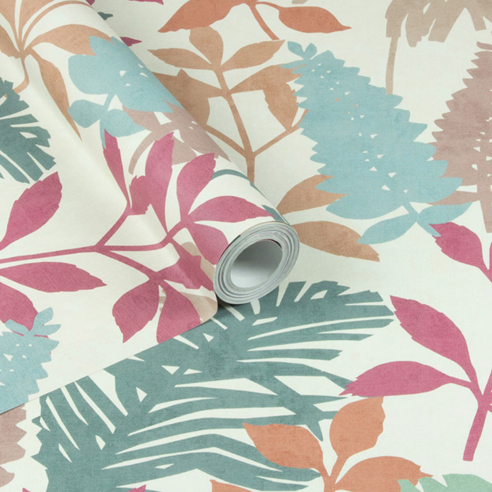 Arthouse Fun Leaf Soft Multicolour Wallpaper Image 2
