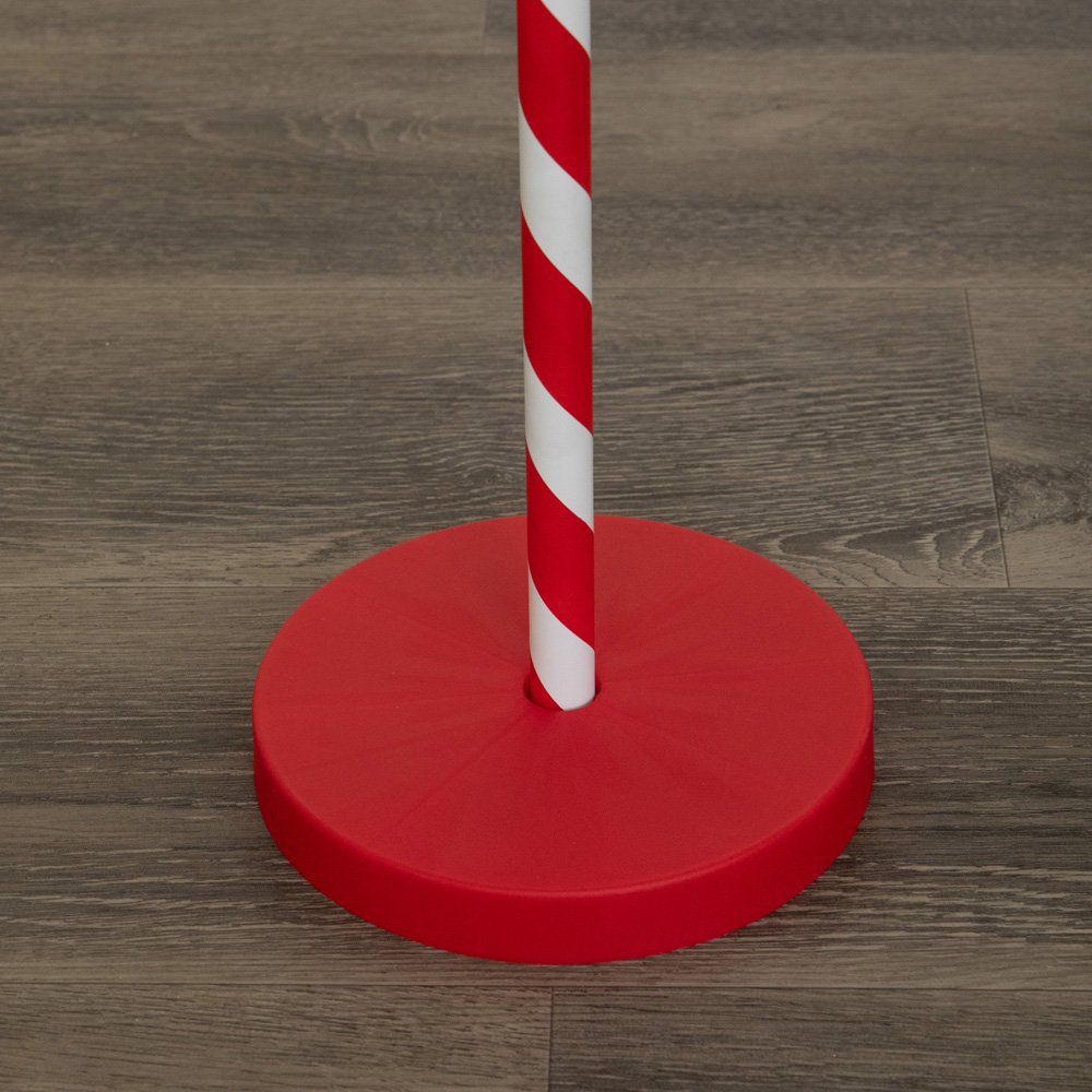 Samuel Alexander 8 White LED Light-Up Santa Stop Here Christmas Sign 57cm Image 7