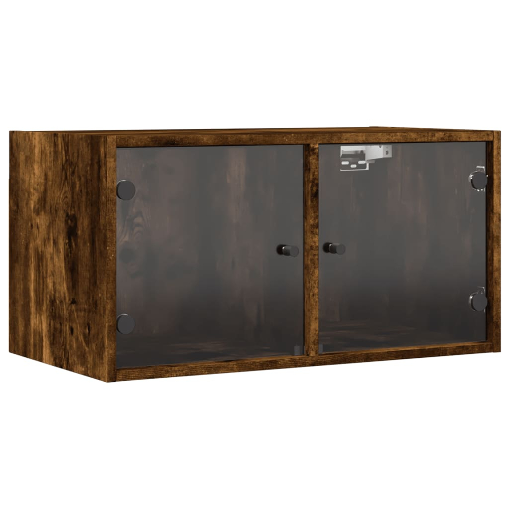 vidaXL 2 Door Brown Wall Cabinet Set of 2 Image 6