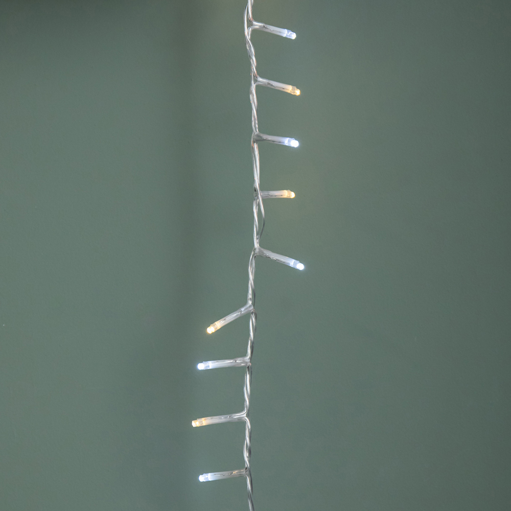 Samuel Alexander TreeBrights 1500 White and Warm White LED Clear Cable Christmas String Lights 37.5m Image 5