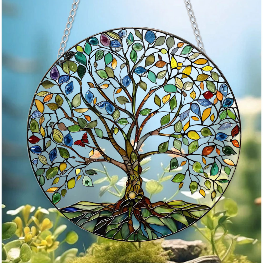 Avilo Tree of Life Hanging Sun Catcher Image 6