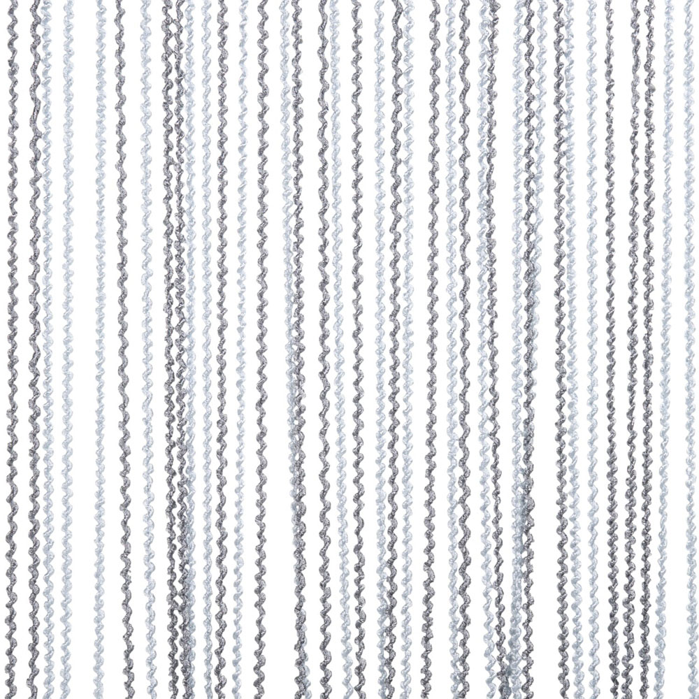 Braided String Door Curtain Grey Image 1