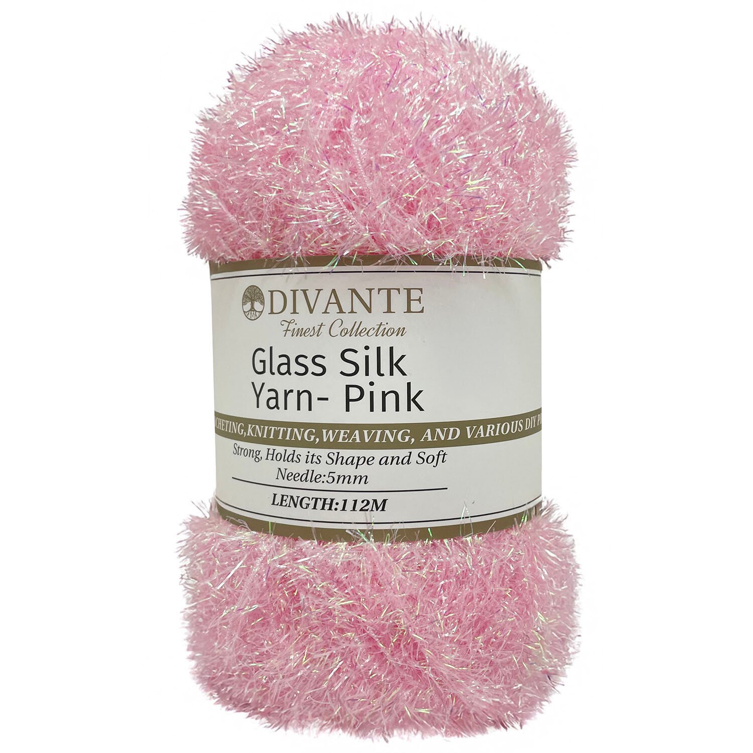 Glass Silk Yarn - Pink Image 1