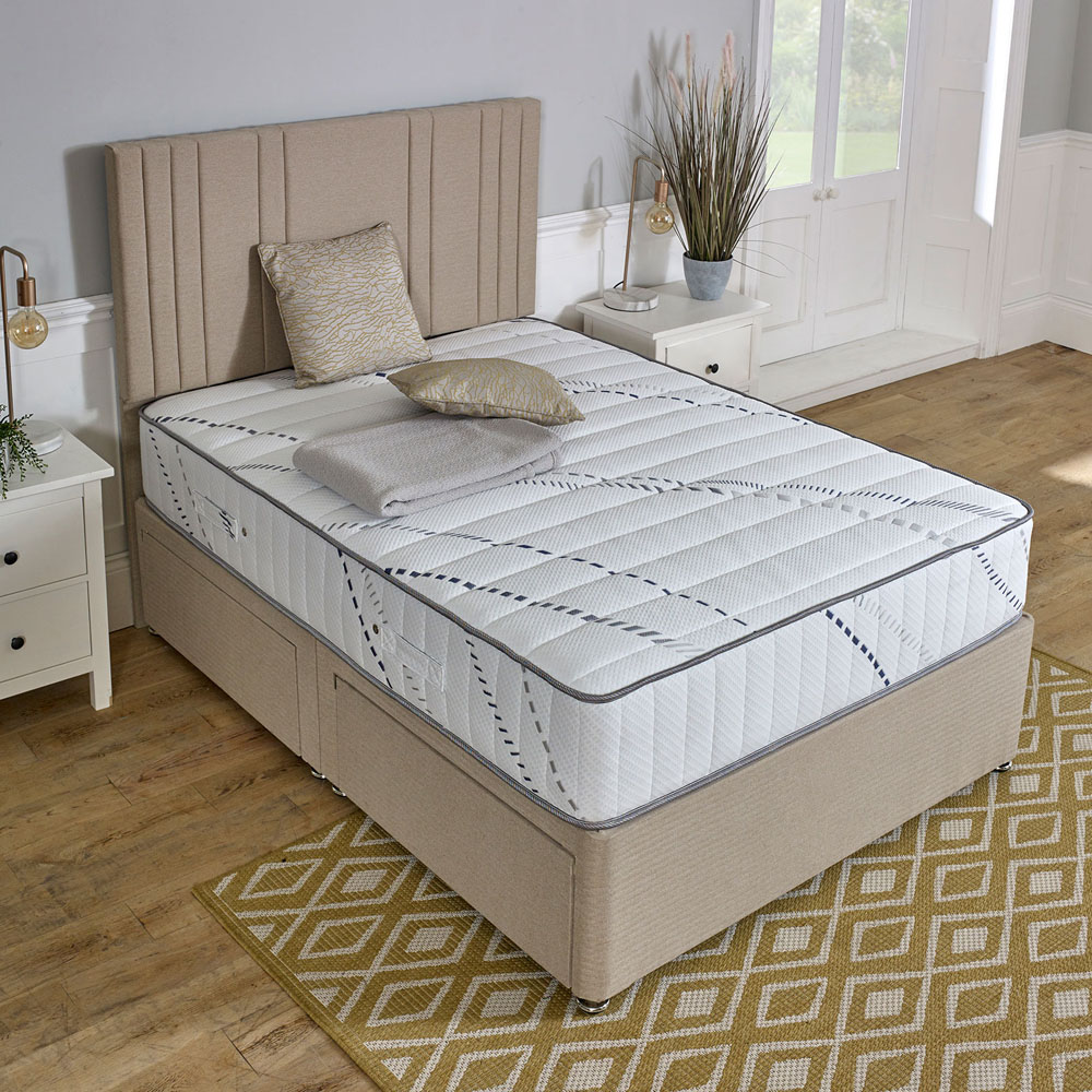 Eleganza Home Hybrid Super King Size 1000 Pocket Medium Mattress Image 2