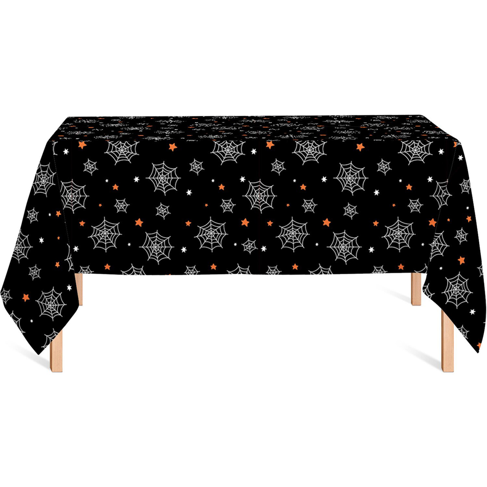 Trick Or Treat Reusable Table Cover Black Image 3