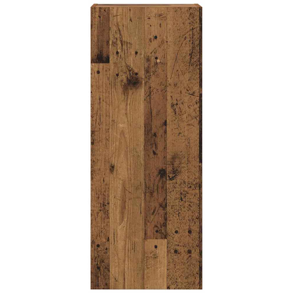 vidaXL Single Door Old Wood Wall Mounted Rectangular TV Cabinet Image 6