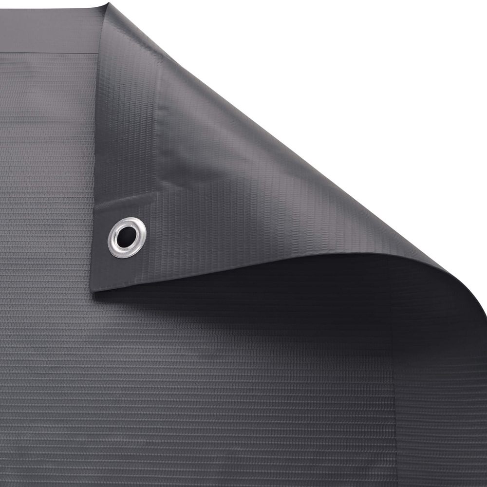 tectake Black Balcony and Garden Privacy Screen 90cm Image 5
